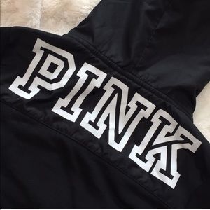 Half zip pink sweatshirt